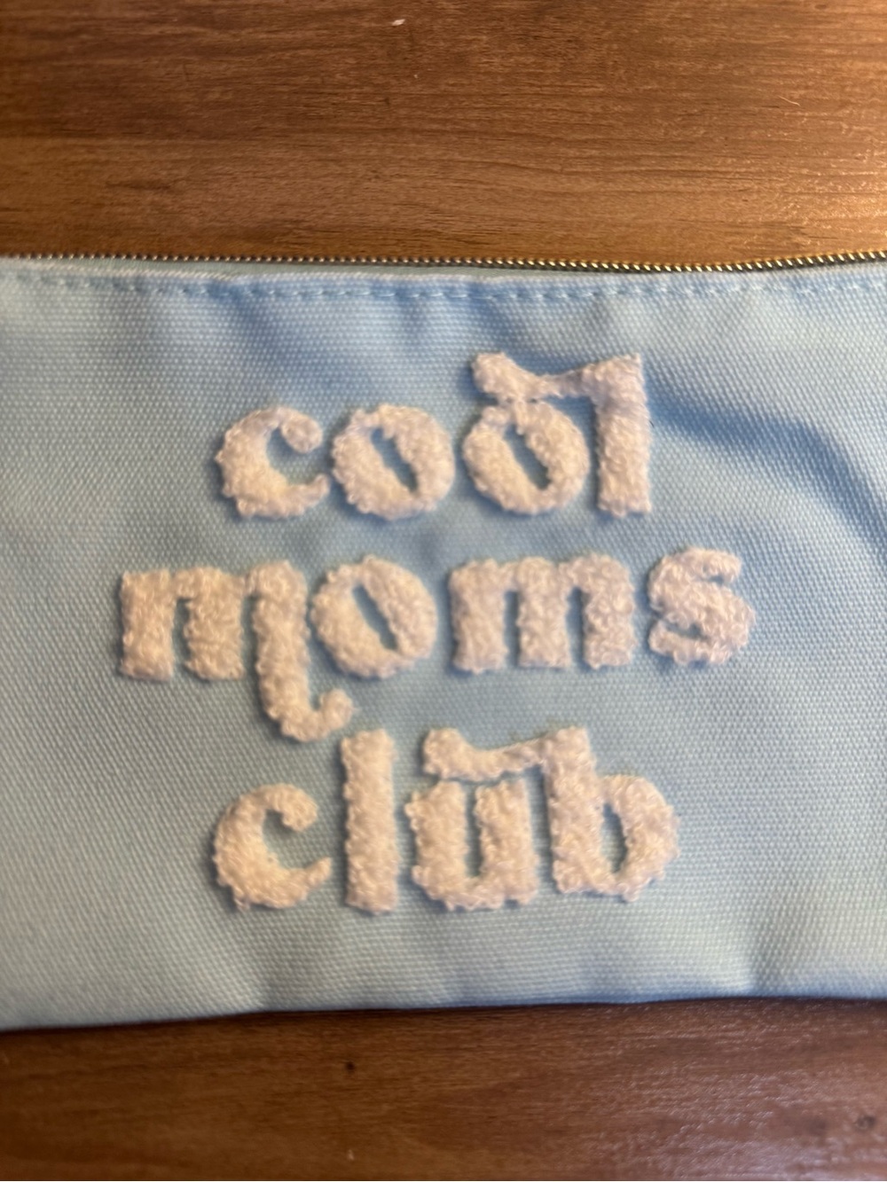 NWT Zipper Pouch / Bag in Baby Blue - Picture 3 of 5